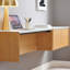 Bureau mural avec armoire et tablette Modway Kinetic-88459752-88459751