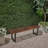 Patio Dining Bench With Iron Legs-1608200844
