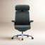 Fauteuil de direction moderne en cuir Vivian-107665301
