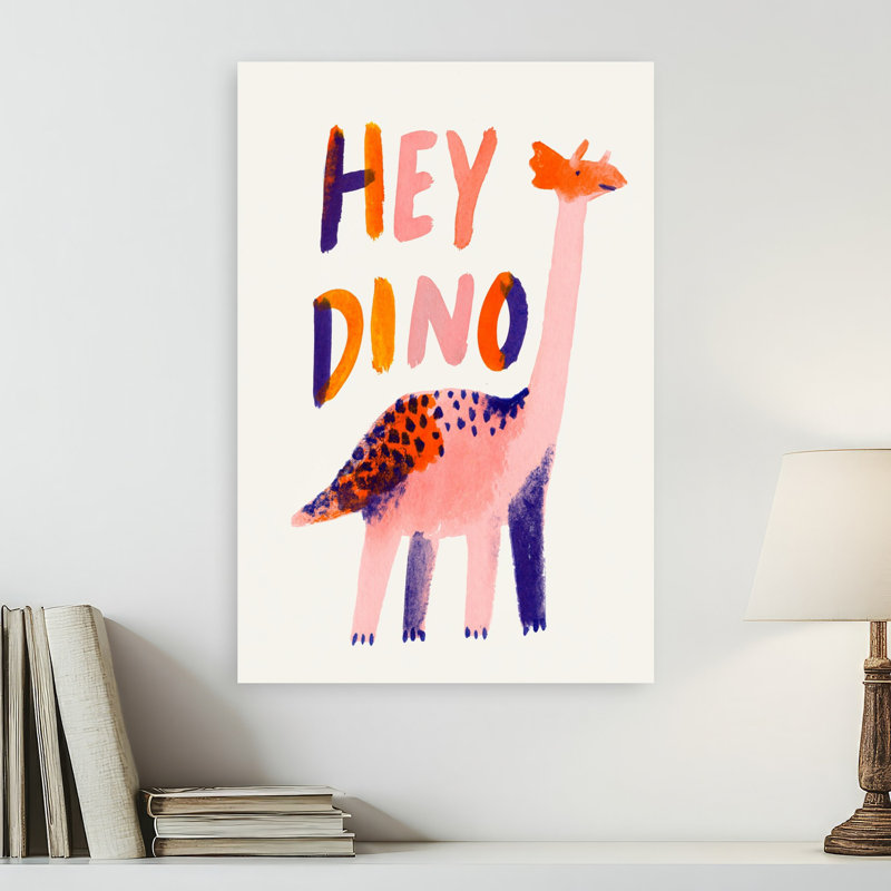 Illustration de Hey Dino, 24" H x 16" W