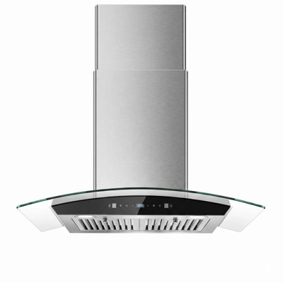 Hotte murale 30 pouces en acier inoxydable