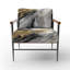 Fauteuil d'appoint rembourré Golden River Wildness-711324303