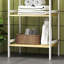 Bamboo Bathroom Shelves-813873968