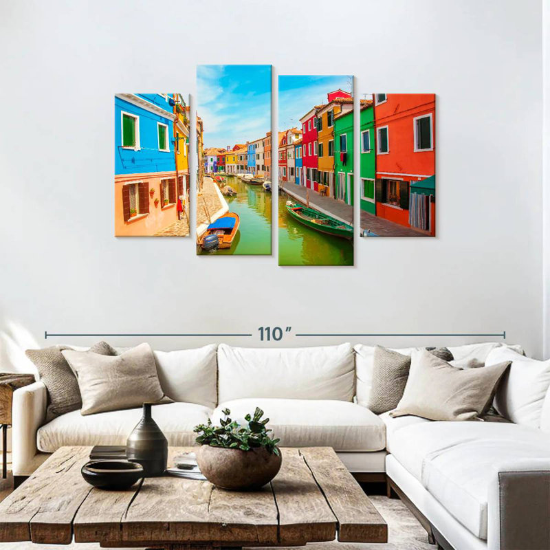 Marchelle Burano Canal, 48'' H x 75'' W