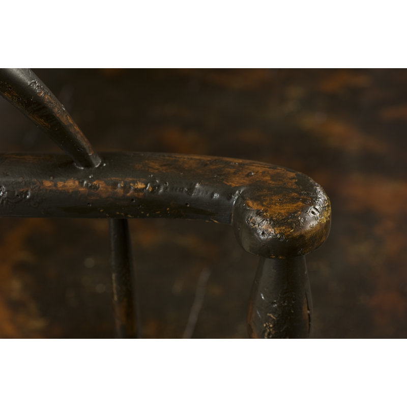 The Hoop Back Wood Bench, Plymouth Brown