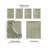 6 Piece Embossed Dobby Stripe Sheet Set, Deluxe Ultra Soft 1500 Series, Double Brushed Microfiber-1853638798-1853638791