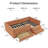 Boucle Upholstered Semi-Enclosed Daybed With Storage Drawer And Two-Step Foam Step Stool-21611813