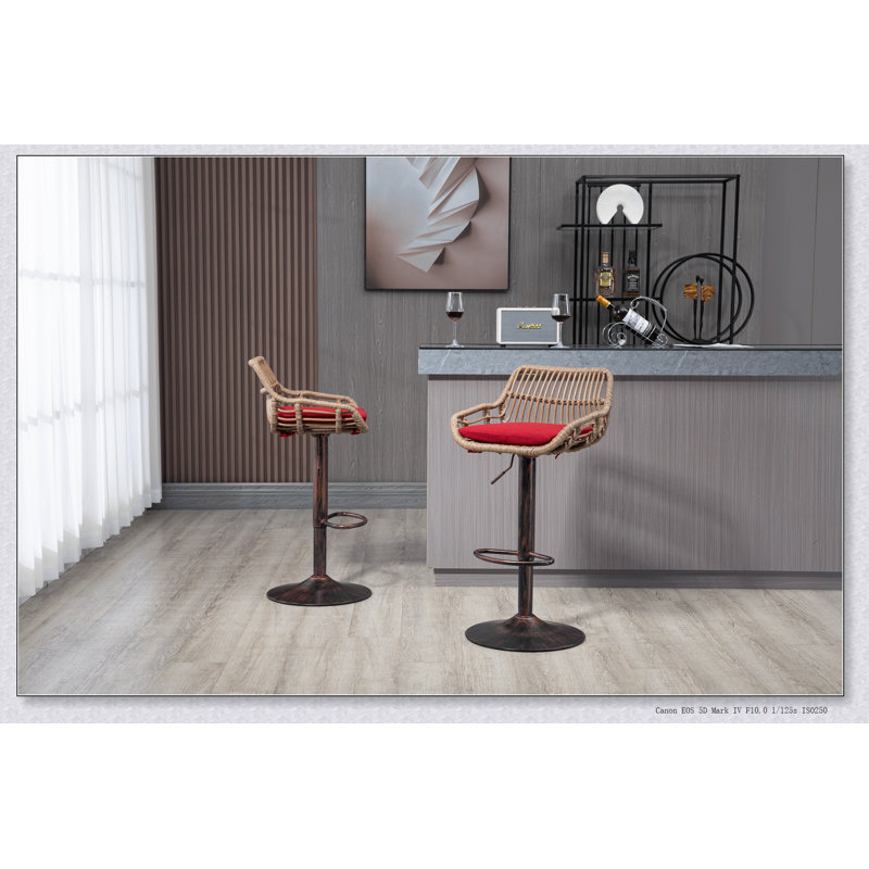 Tabouret de comptoir Athlene, Red