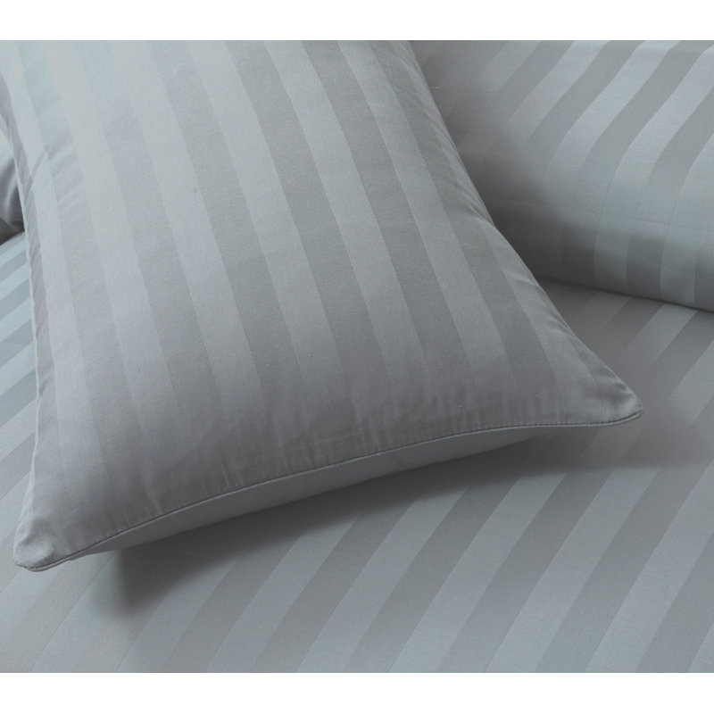 Caress Striped Duvet Cover Set with Pillowcases, Double - 2 Standard Pillowcases
