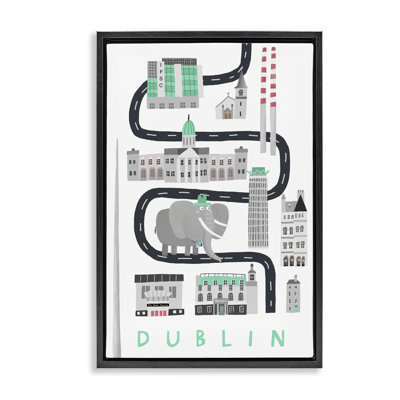 Cadre flottant Dublin City, par Carla Daly