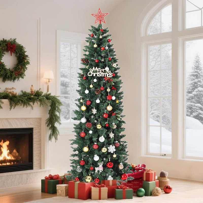 Lighted Artificial Christmas Tree, 1.44m H