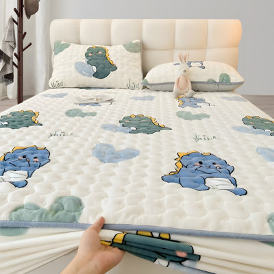 Milk Velvet Love Cute Dragon Fitted Sheet
