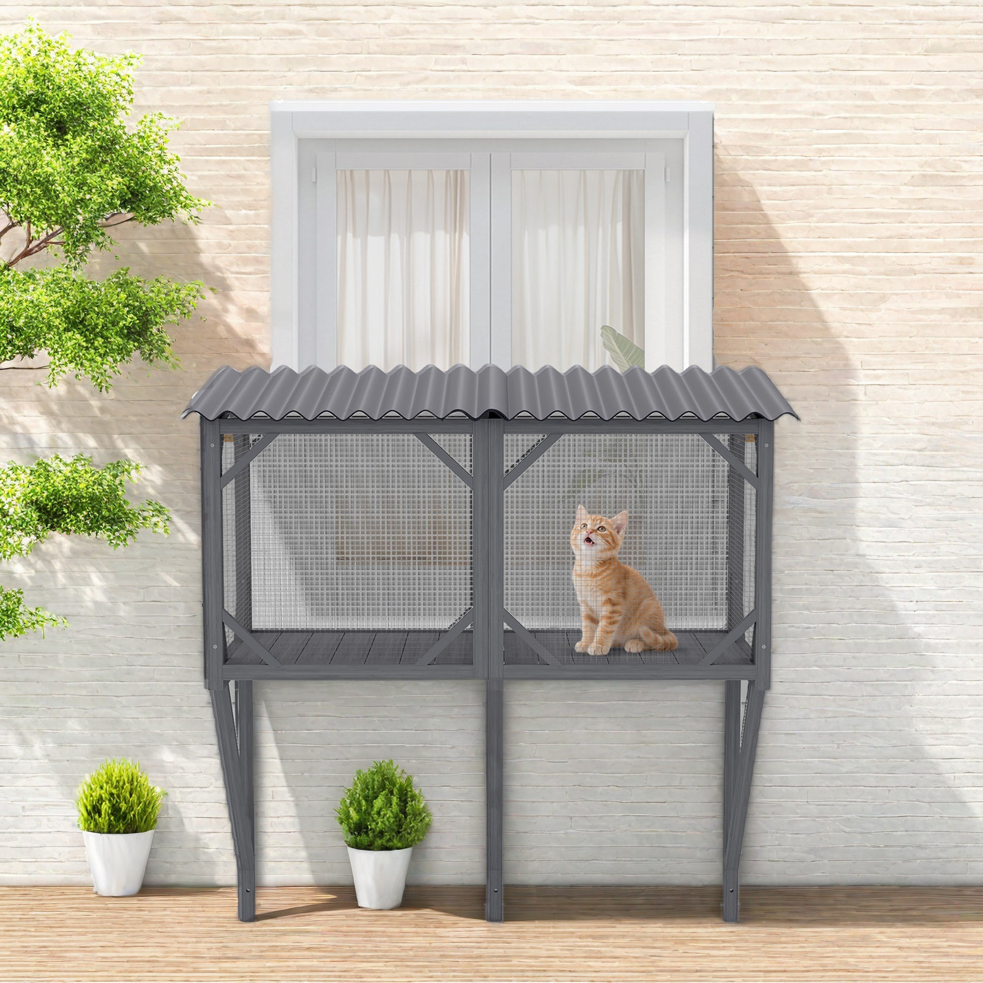 Tucker Murphy Pet™ Cat Window Box, 43.3