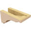 4"W x 8"D x 4"H Pescadero Rough Cedar Woodgrain TimberThane Corbel, Primed Tan-88290485