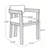 Dining Chair With Armrest