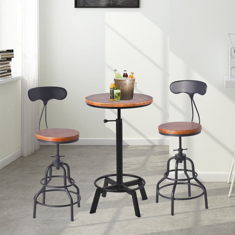 Ensemble repas pour 2 personnes Jaiven, H 30 po x l 19,68 po x P 19,68 po