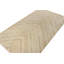 Wool Striped Area Rug in Beige