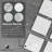 Marble Square 6 Piece Coaster Set-1702164001