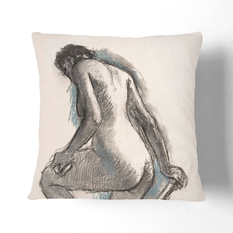 Square Cushion, 40cm H x 40cm W x 15cm D
