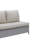 Kingon 80.75'' Wide Metal Loveseat with Cushions