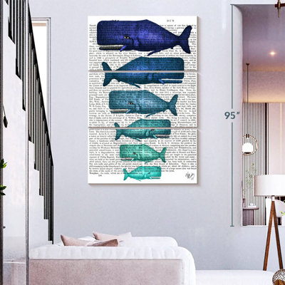 Famille de baleines bleues Brampt