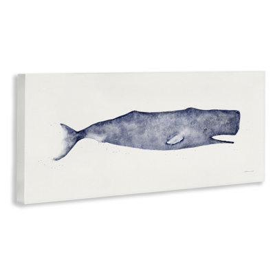 Illustration classique d'aquarelle sur baleine classique par Stephanie Workman Marrott