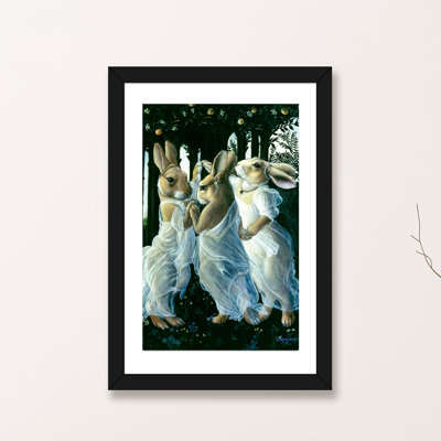« Bunny graces » par Melinda Copper-impression d’art graphique