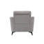 Ensemble de canapé-lit en tissu tissé gris clair Carlotta