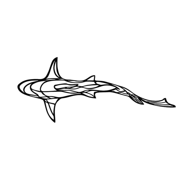 Handmade Coastal Animals Wall Decor on Metal, 54cm H x 130cm W x 2cm D