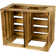 4 Pair Stackable Solid Wood Shoe Rack