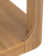 Modern Rounded Rectangular Coffee Table With Shelf