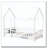 Twin Size House Floor Wooden Bed with Roof Frame,Safety Guardrails-1865550849-1865550848