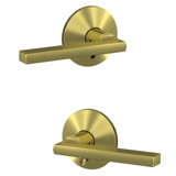 Latitude Custom Hall-Closet and Bed-Bath Door Lever with Kinsler Trim