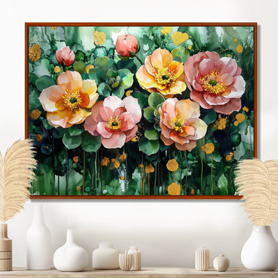 Printemps plante grasse aride - Art mural succulent