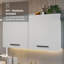 Armoire murale de salle de bain Latitude Run® avec 2 portes et tablettes - Rangement pour articles de toilette, serviettes et soins de la peau - blanc