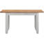 Windsor Extendable Oak Top Dining Table-114208497