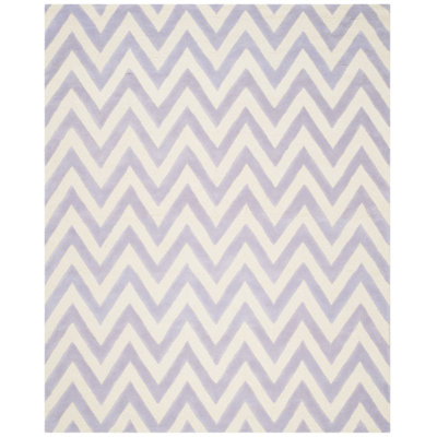 Sanyla Hand Tufted Wool Chevron Rug