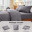 Luxurious 4-Piece Microfiber Duvet Complete Cover Set-111002101-111002109