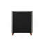 Commode rembourrée 4 tiroirs grise