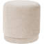 44cm Wide Round No Pattern Cocktail Ottoman