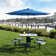 Latitude Run® 11 Ft Patio Umbrella With Solar Lights And Push Button ...