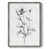 Toile encadrée argent patiné