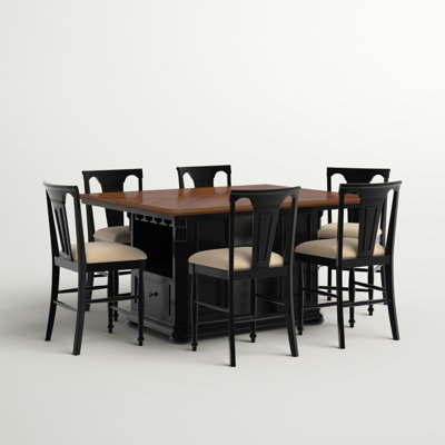 Merton 6 - Person Pedestal Dining Set