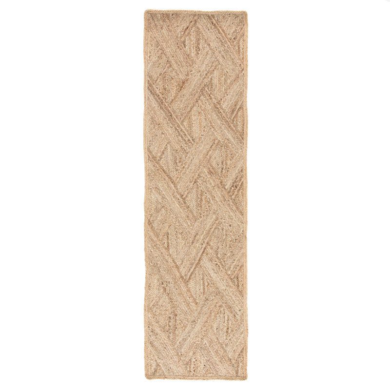 Dawes Natural Trellis Beige Area Rug (5'X8'), Runner 3' x 12'