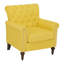 Fauteuil d'appoint capitonné de 29,9 po Abcde-65361620