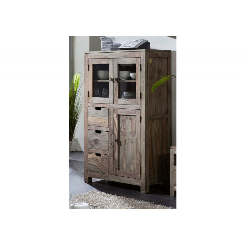 Nature 90cm Solid Wood Sideboard