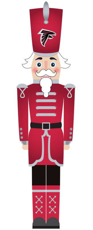 Atlanta Falcons 46" Nutcracker Leaner