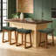 Tabouret de bar 24 po à hauteur de comptoir avec structure solide-896099439