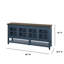 Buffet de 67,75 po de largeur avec portes en verre Alannah-1659024488