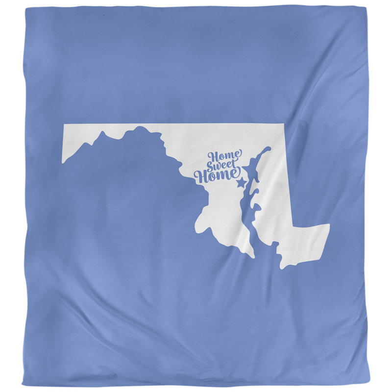 Housse de couette simple doux annapolis home, Housse de couette pour très grand lit, Bleu, Polyester brossé
